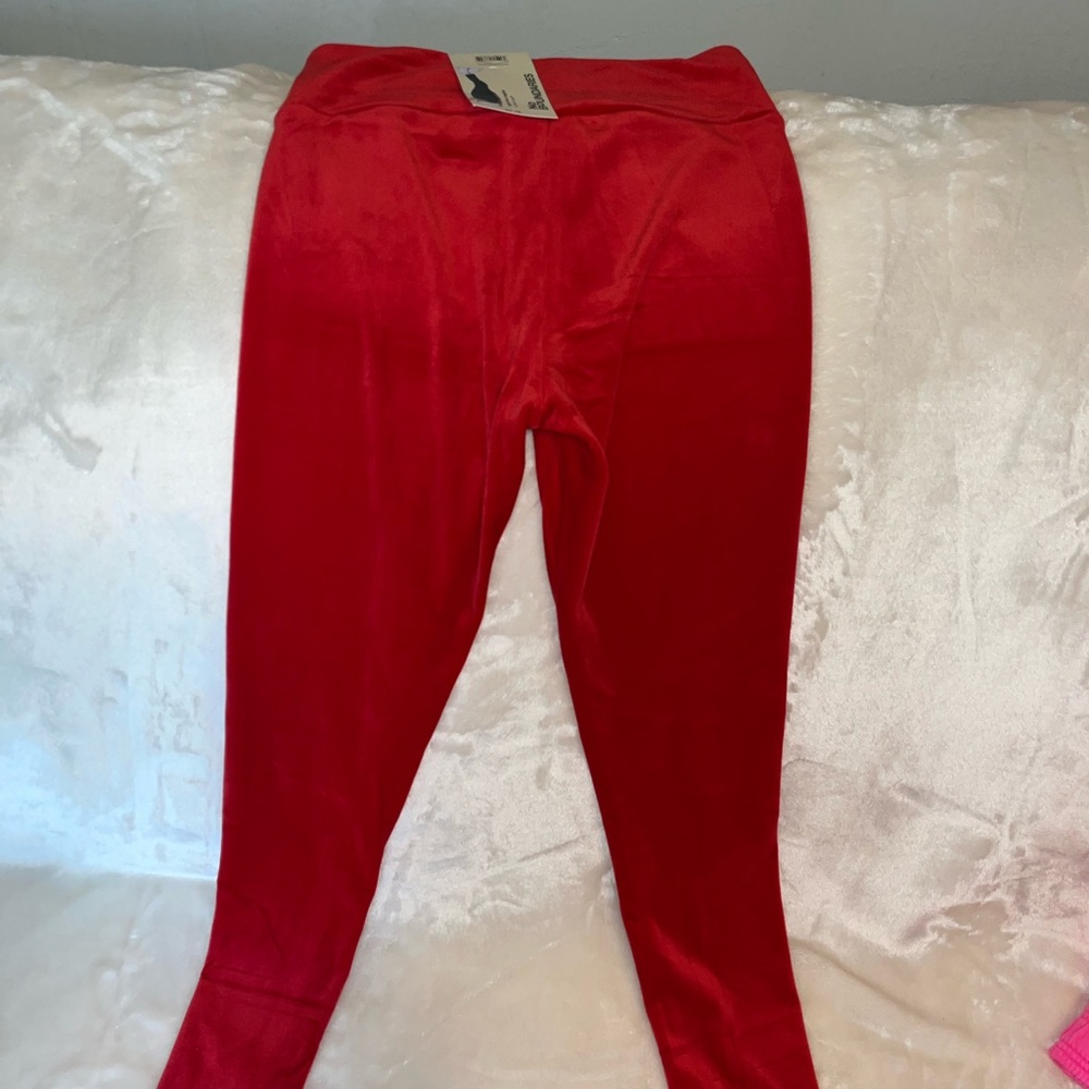 Red Kids Leggings